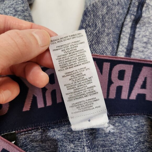 Gymshark Flex Seamless Leggings Tights Heathered Purple Active Women's S - Picture 7 of 7